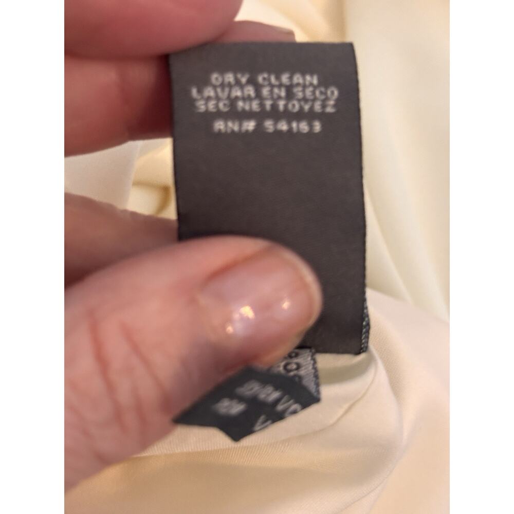 Vince Camuto Strapless Ivory Black Sheath Dress 4 NWT Cocktail - Picture 8 of 12